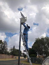Outdoor CCTV and security light repair